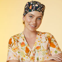 Load image into Gallery viewer, Floral Scrub Cap
