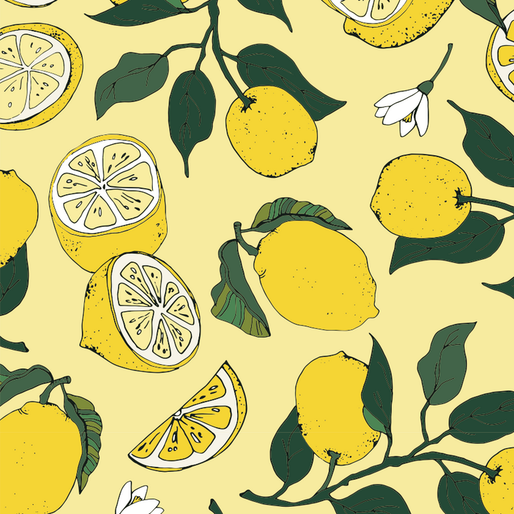 Fresh Lemons Scrunchie